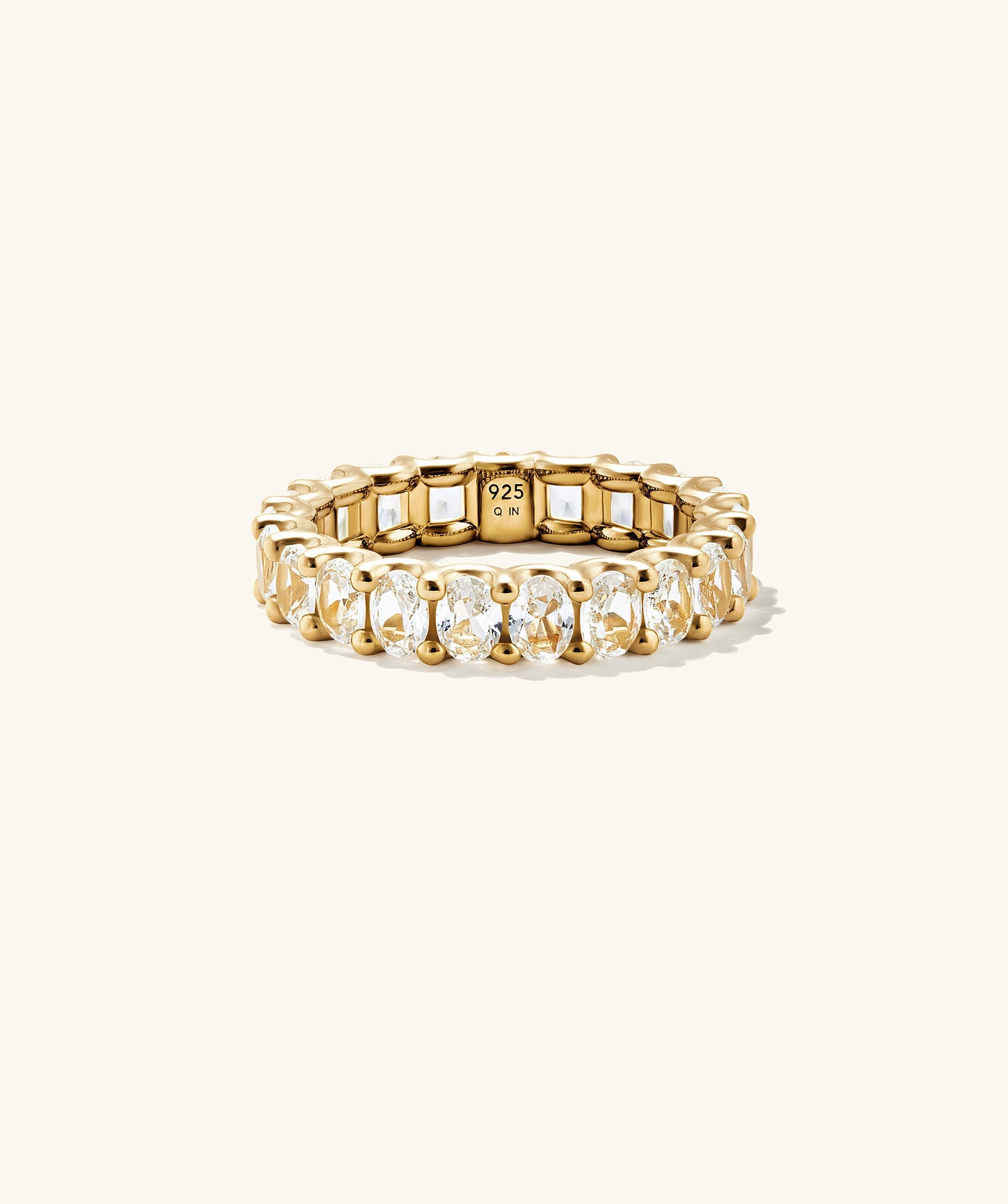 Oval LGS Eternity Ring