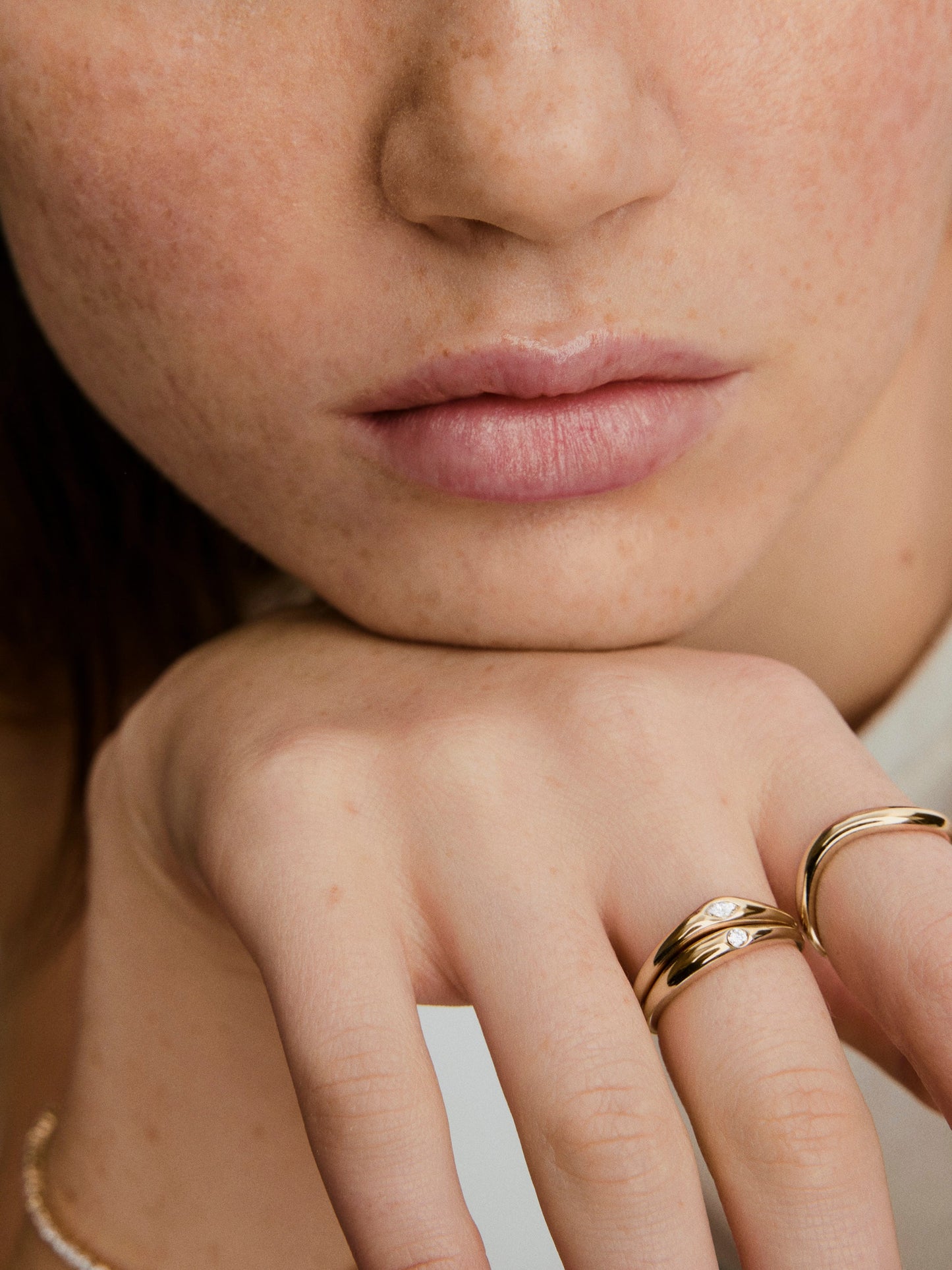 Thin Dome Ring Marquise LGD