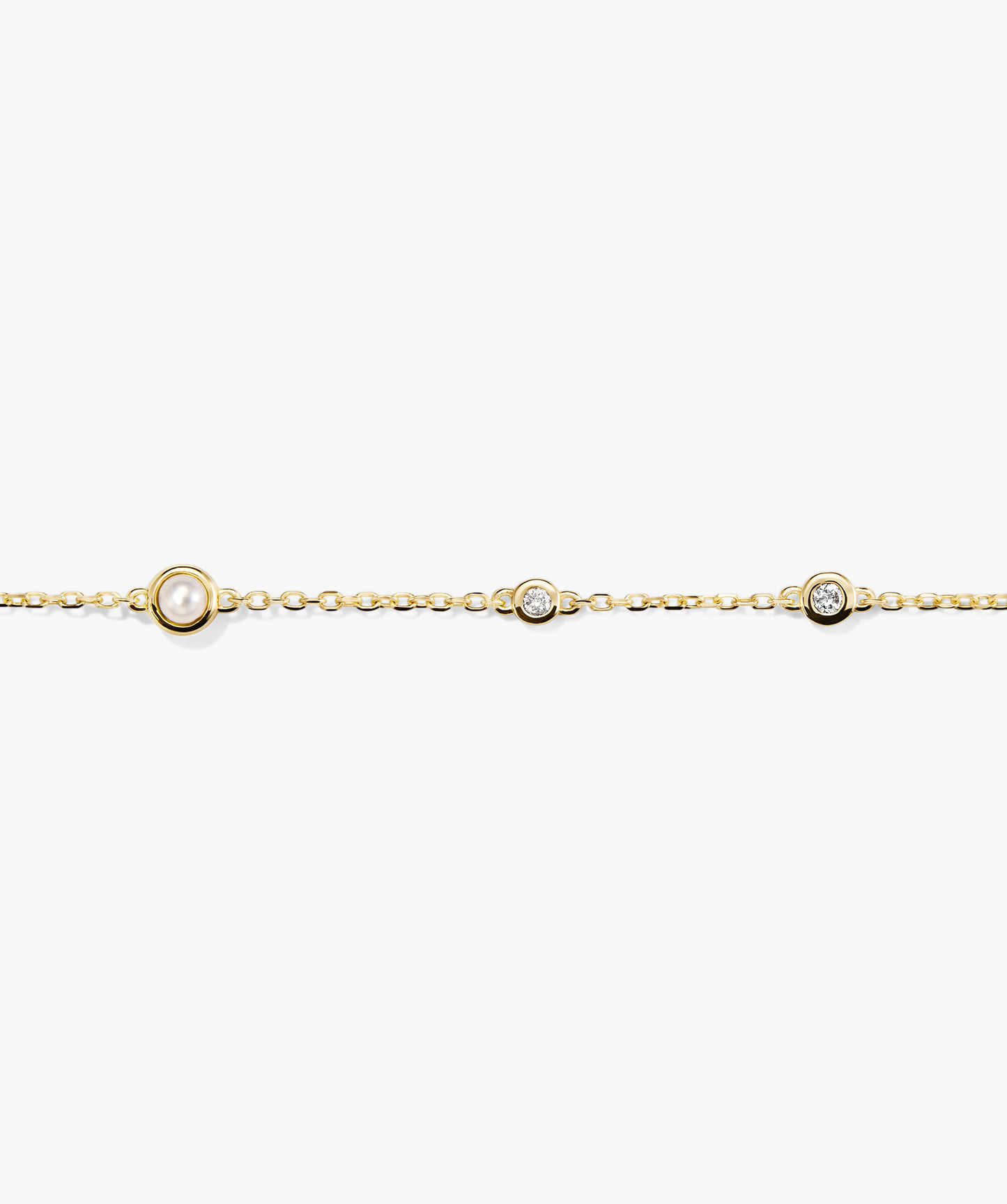Multi Gemstone Station Bracelet