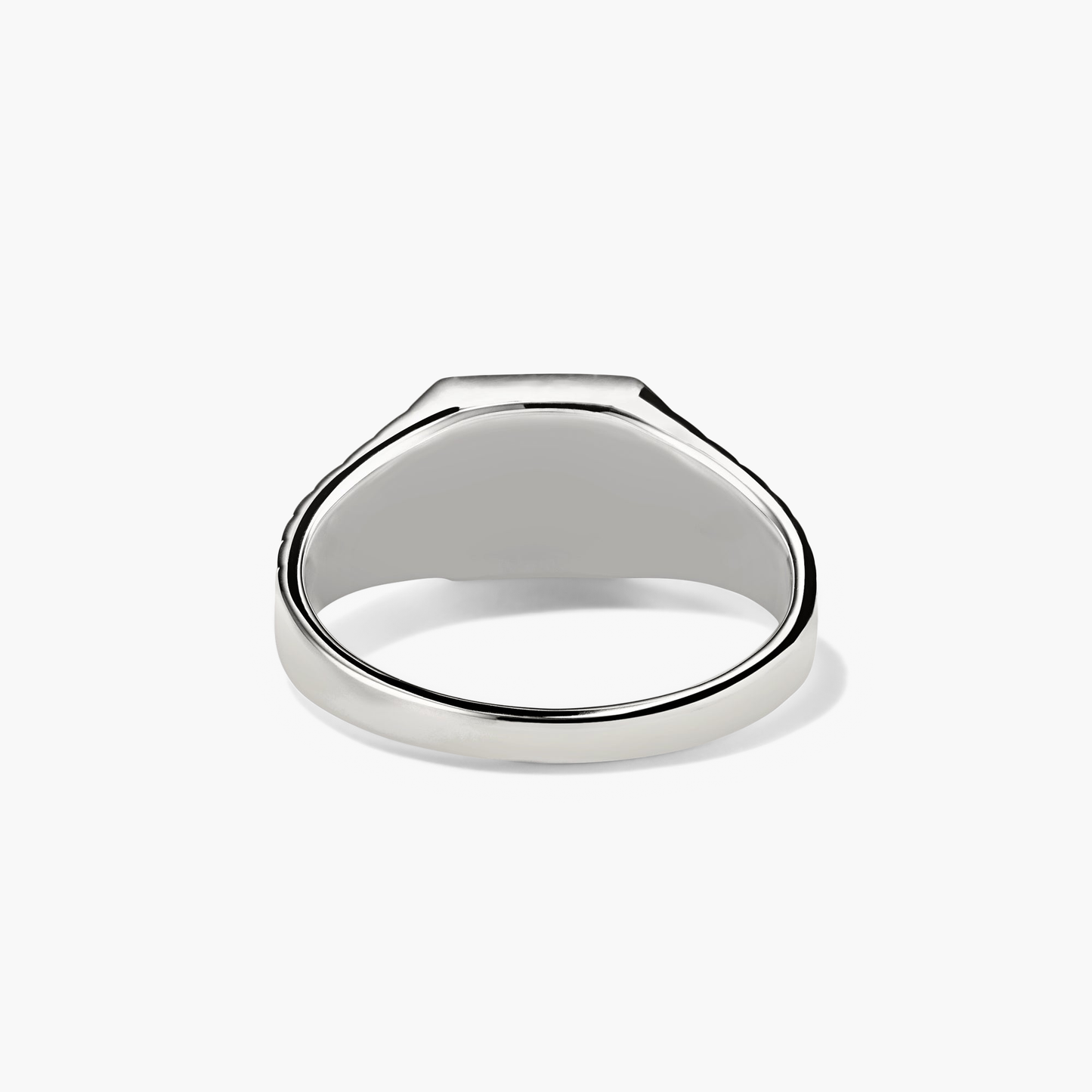 Black Onyx Square Signet Ring