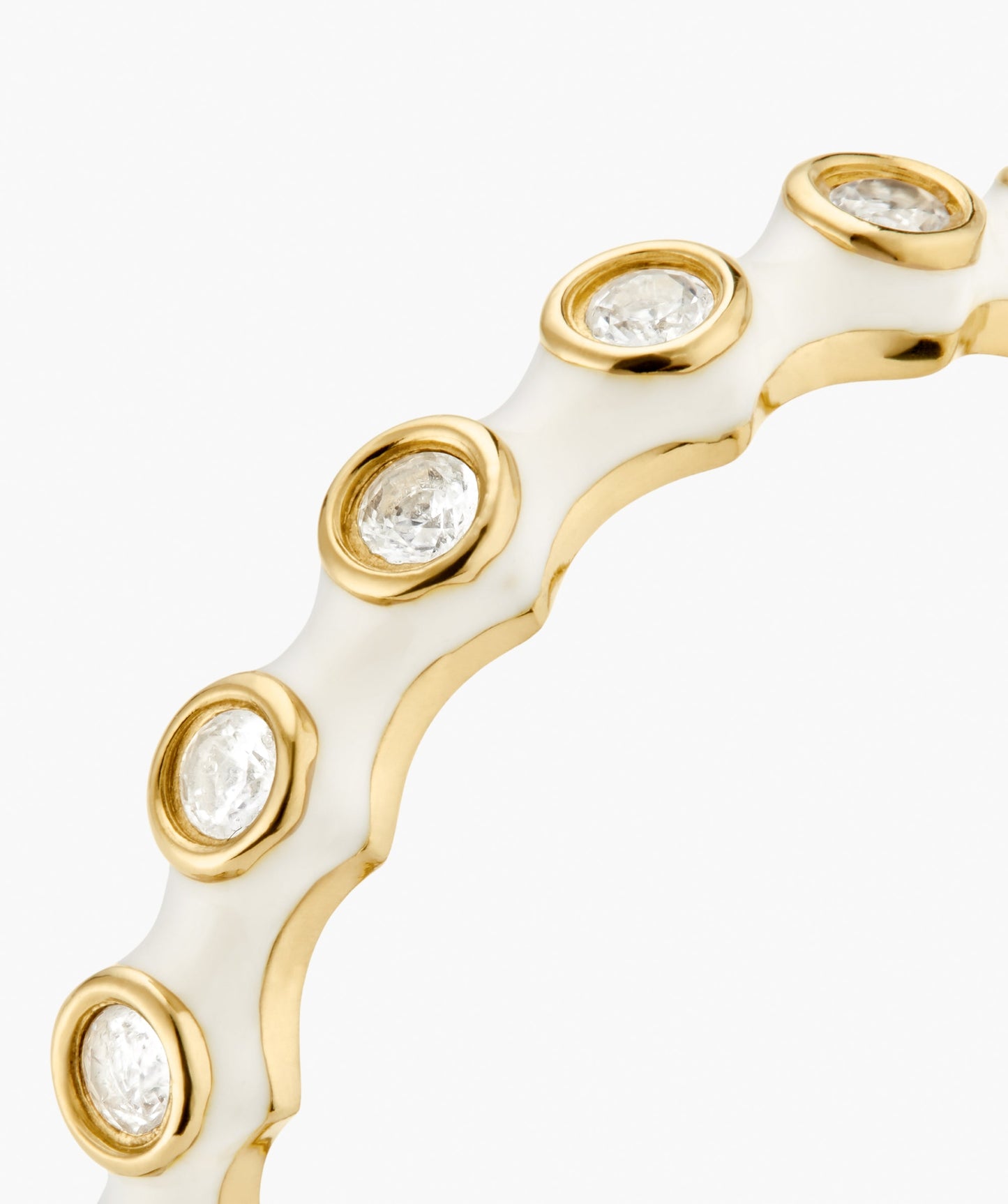 Charlotte Stacker Gemstone Enamel Ring