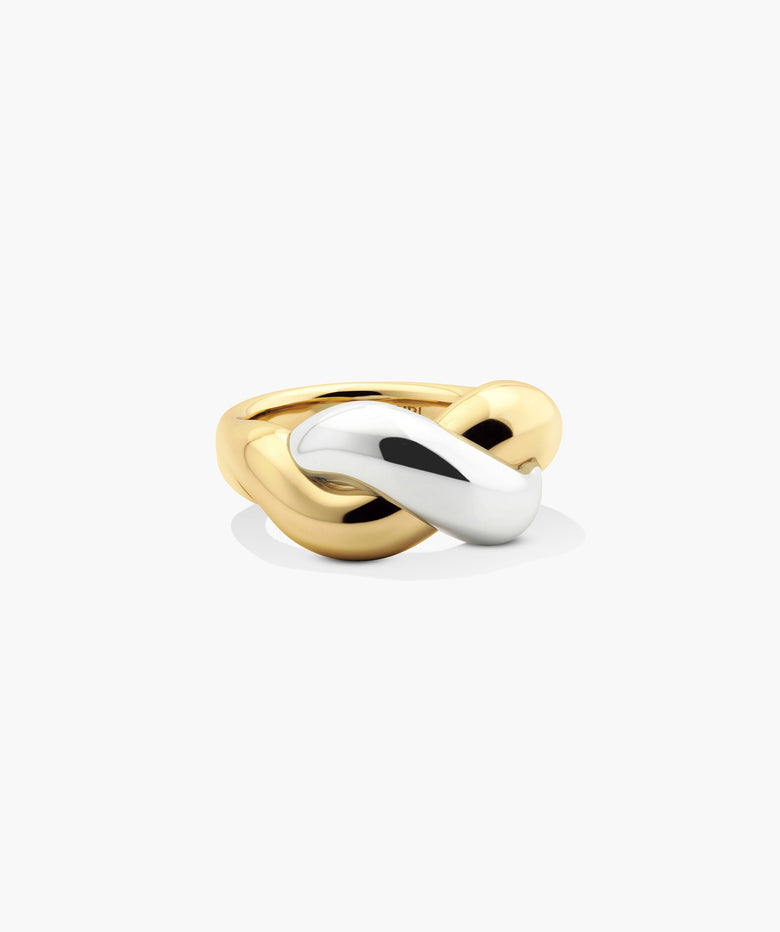 Brioche Mixed Metal Ring