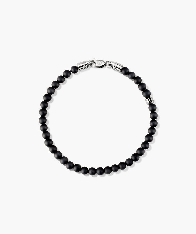 4mm Gemstone Beaded Bracelet