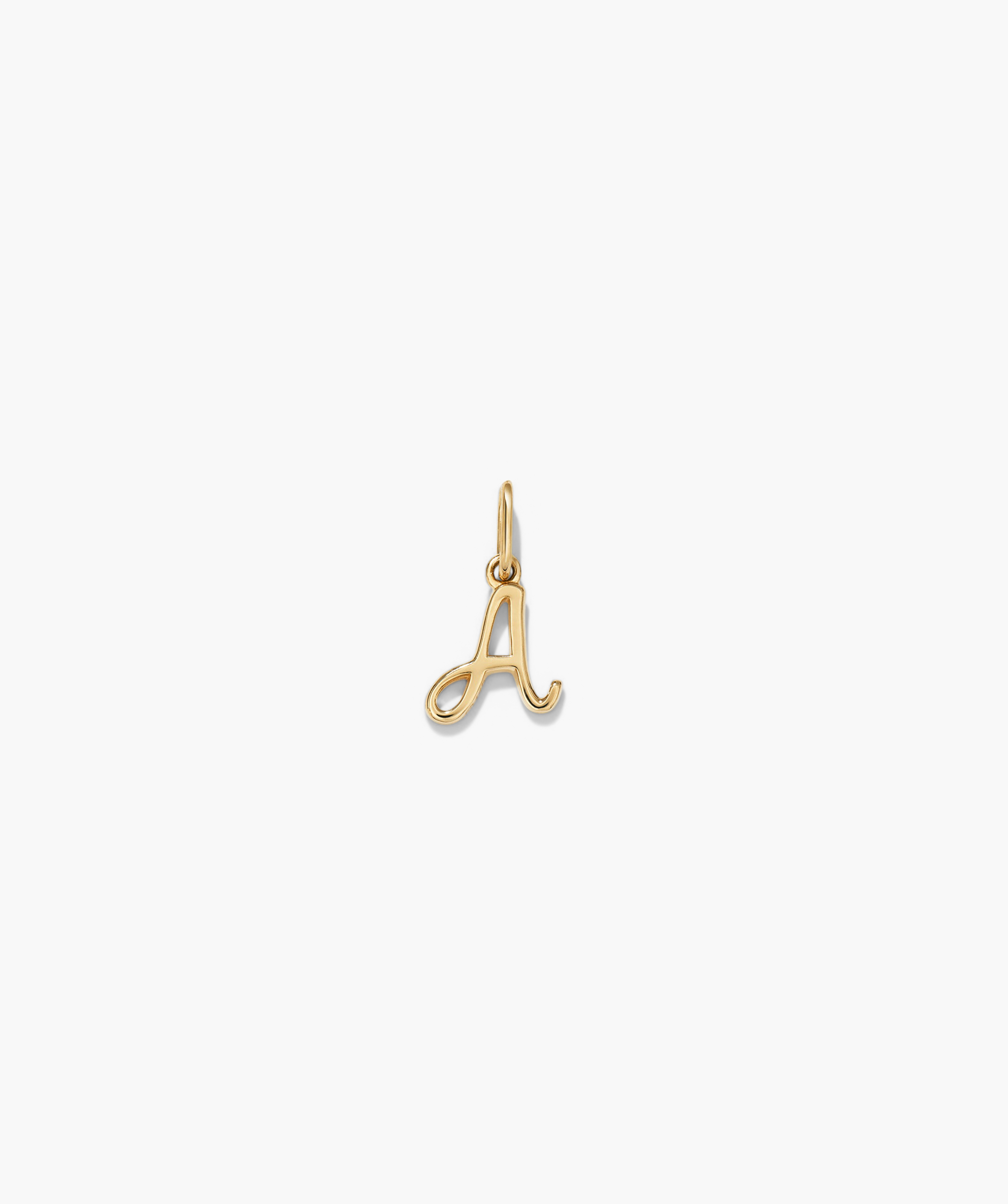 Cursive Letter Charm – Mejuri Kuwait