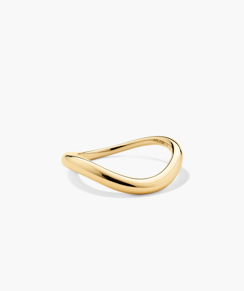 Dome Figure Slim Ring