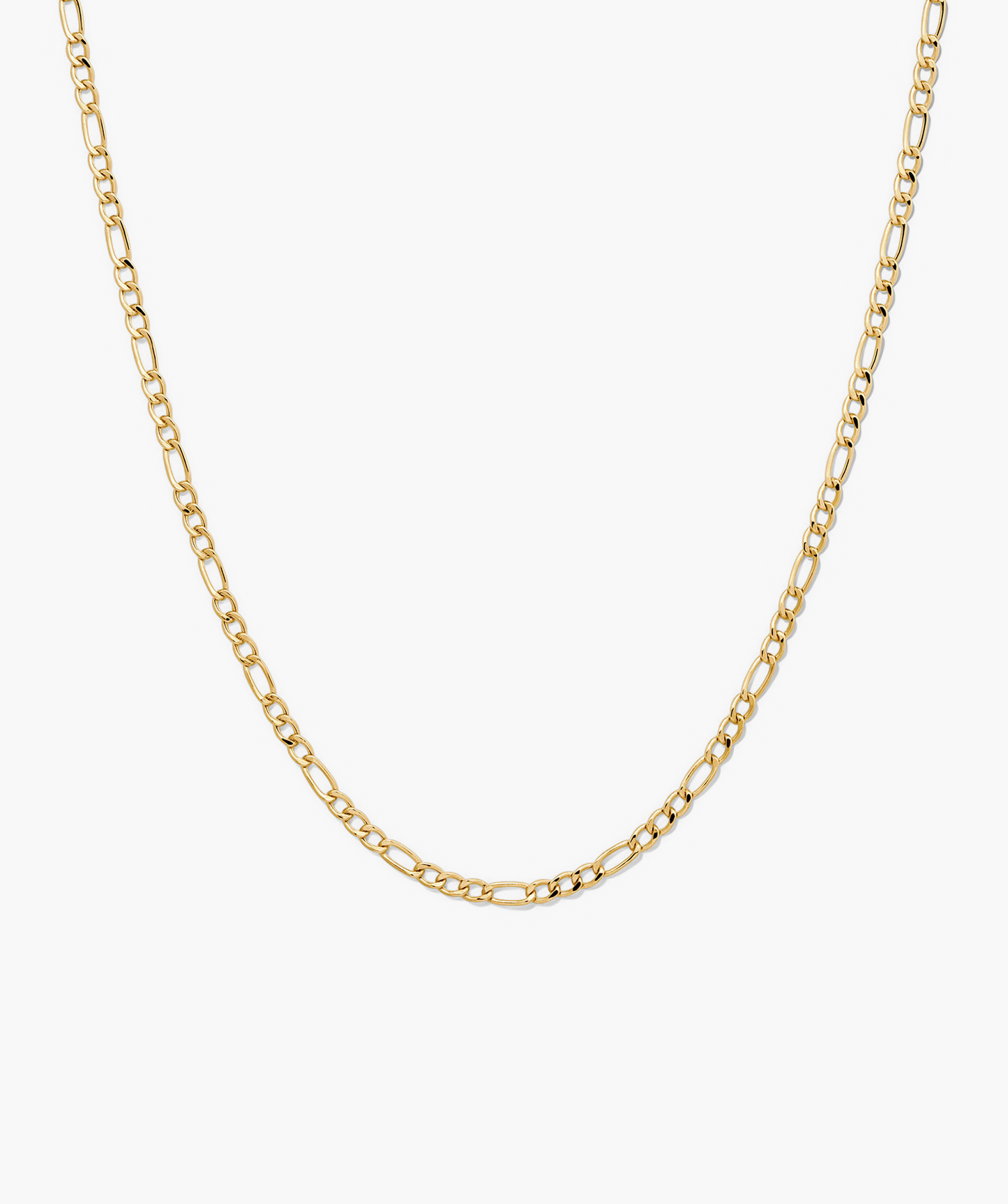 3.25mm Bold Figaro Chain Necklace