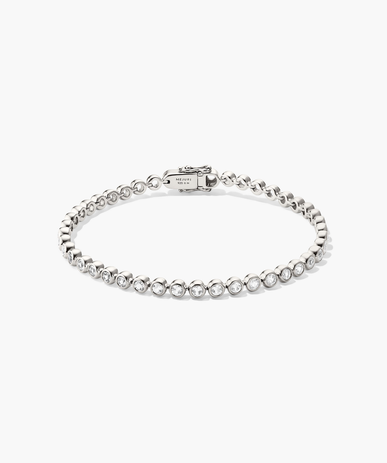 LGS Bezel Tennis Bracelet Silver