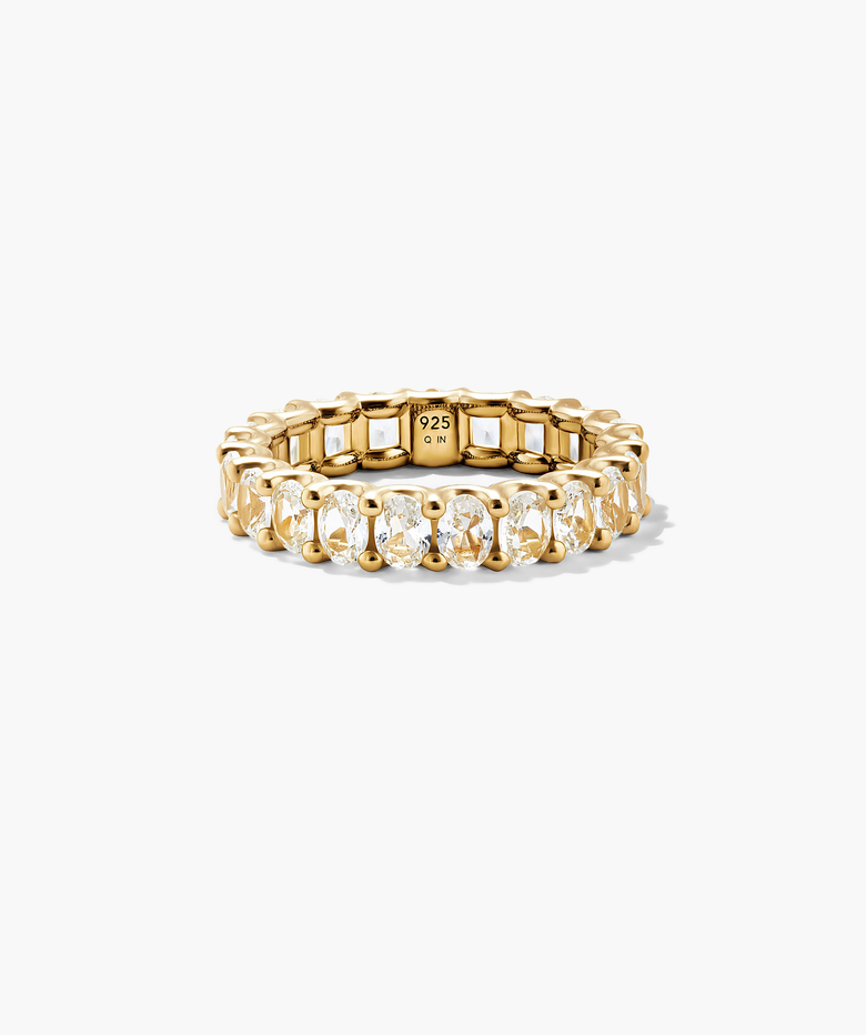 Oval LGS Eternity Ring
