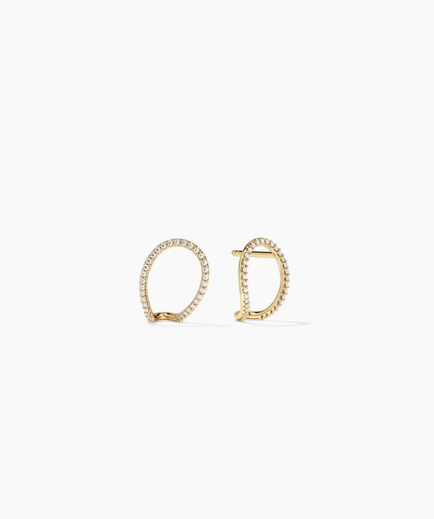 Interconnected Loop PavÃƒÂ© Diamond Studs