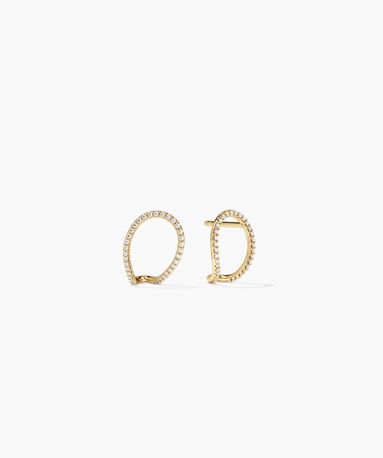 Interconnected Loop PavÃƒÂ© Diamond Studs