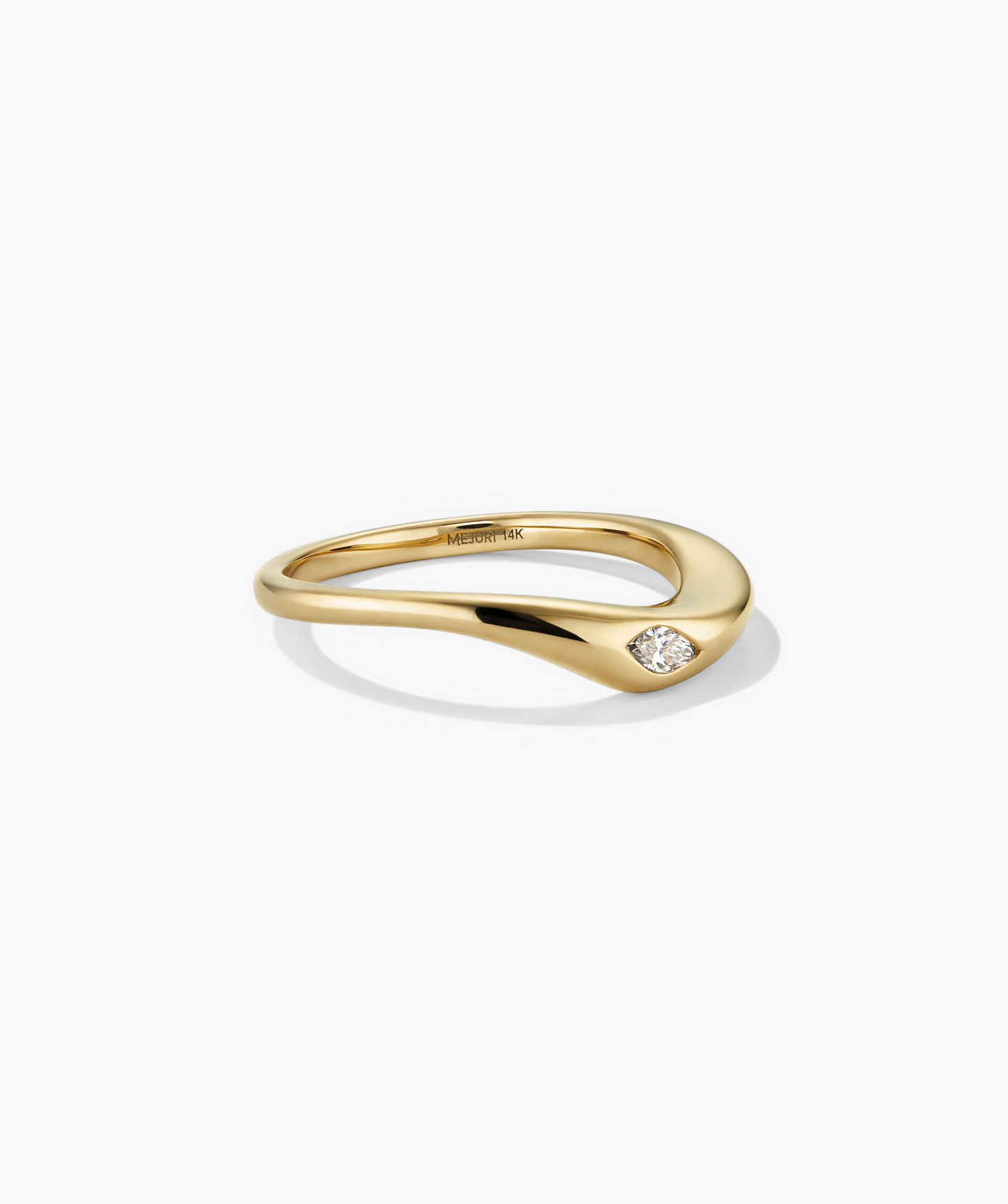 Thin Dome Ring Marquise LGD