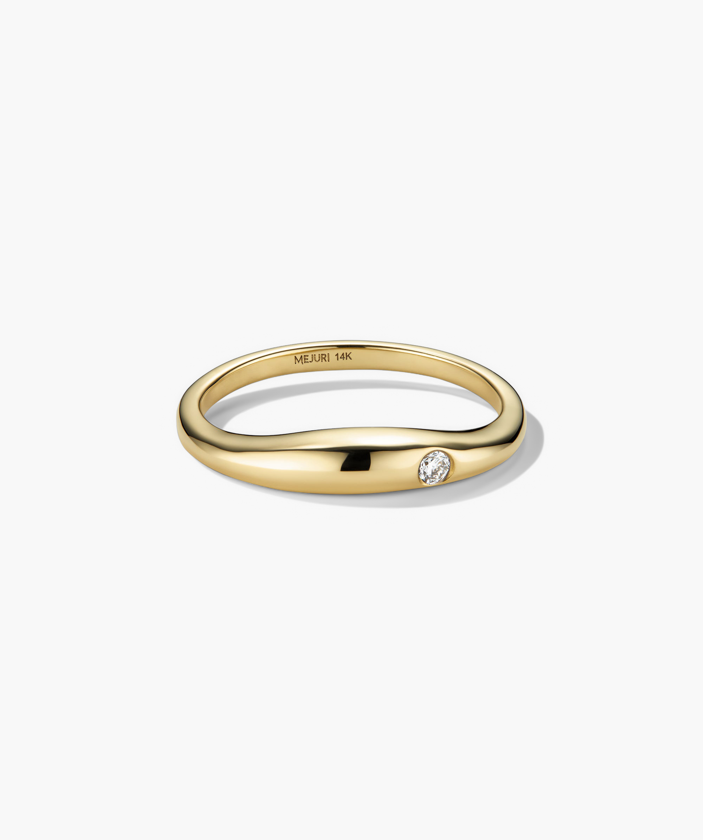 Thin Dome Ring Round LGD
