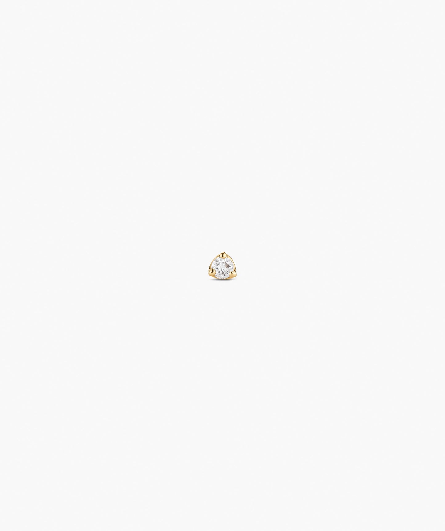 Tiny Prong Diamond Flat Back Stud