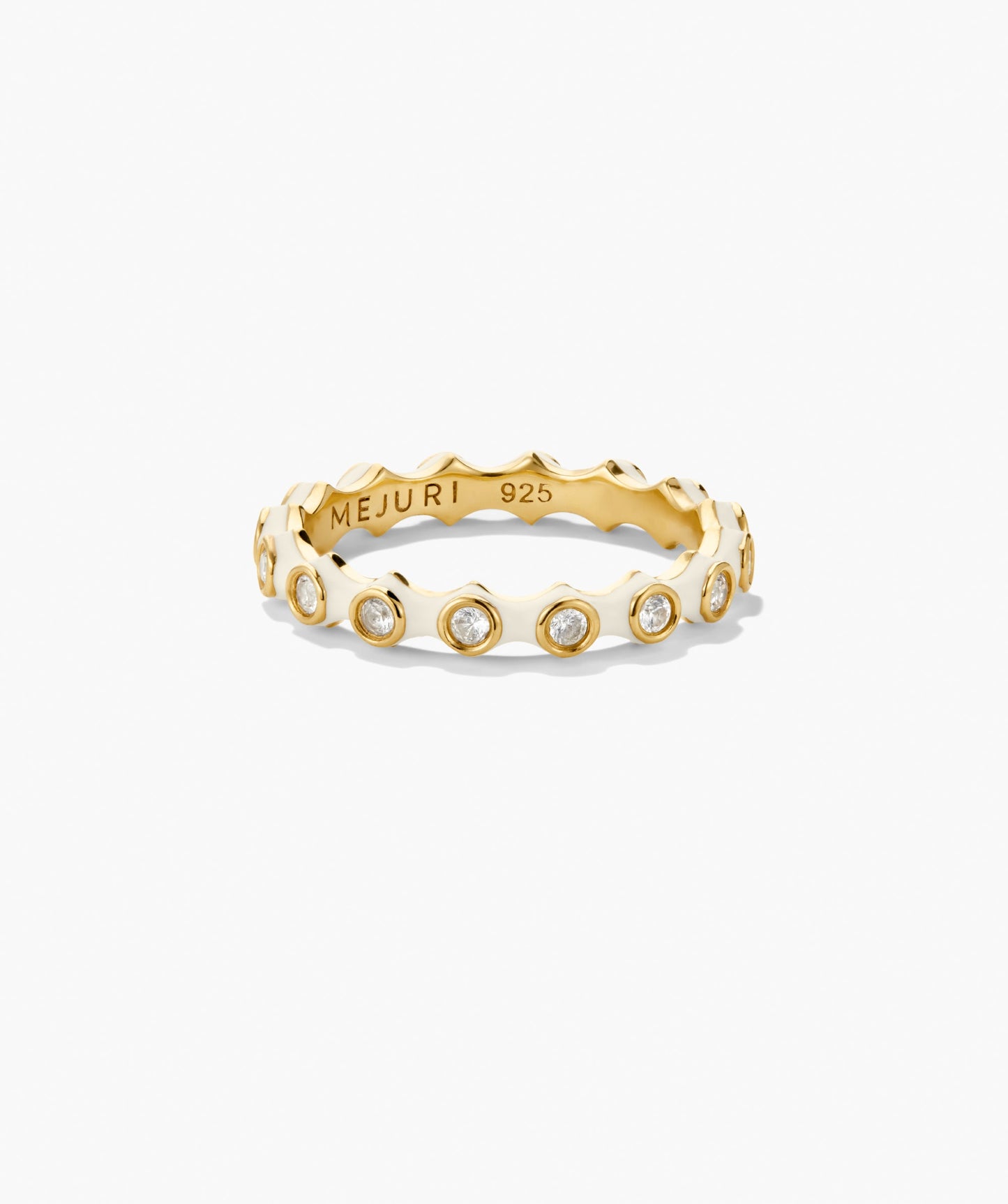 Charlotte Stacker Gemstone Enamel Ring