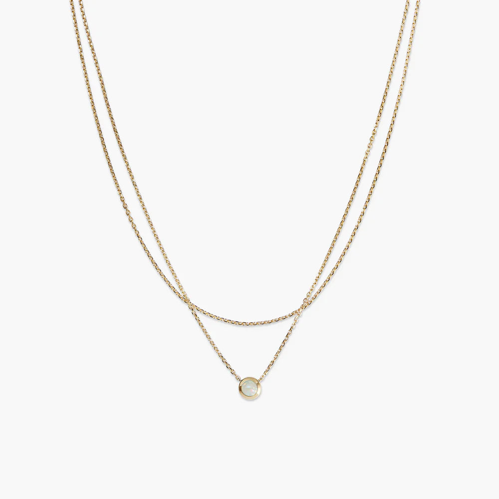 Layered Opal Necklace