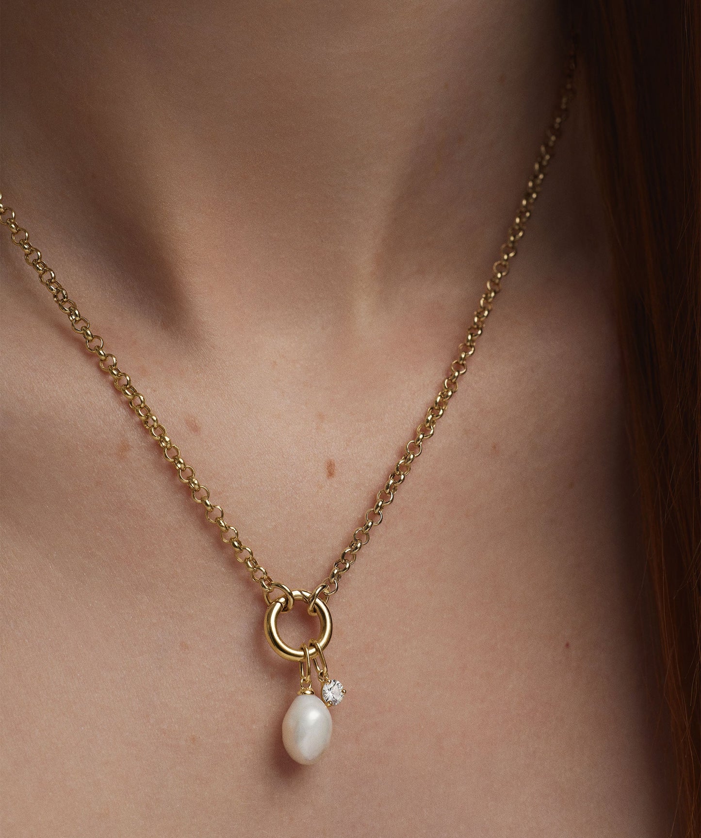 Organic Pearl Charm