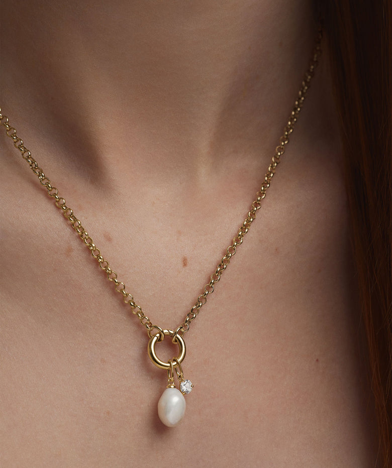 Organic Pearl Charm