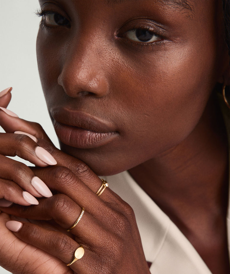 Diamonds Line Ring