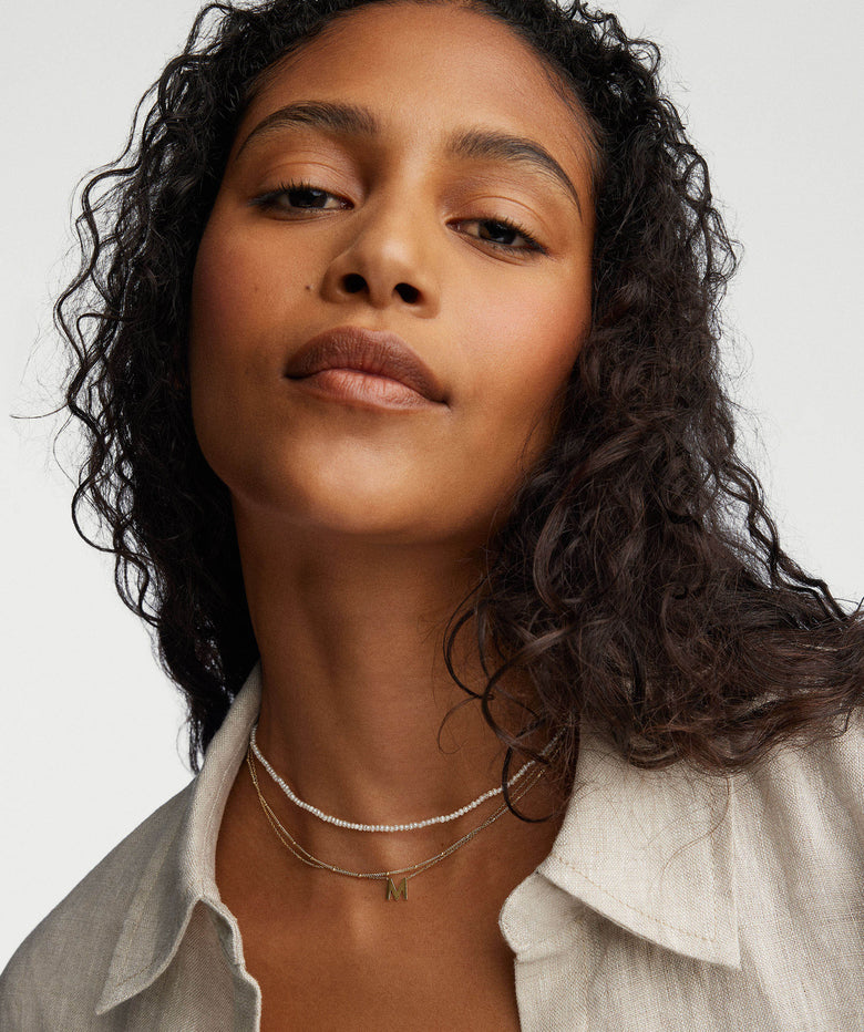 Micro Pearl Necklace