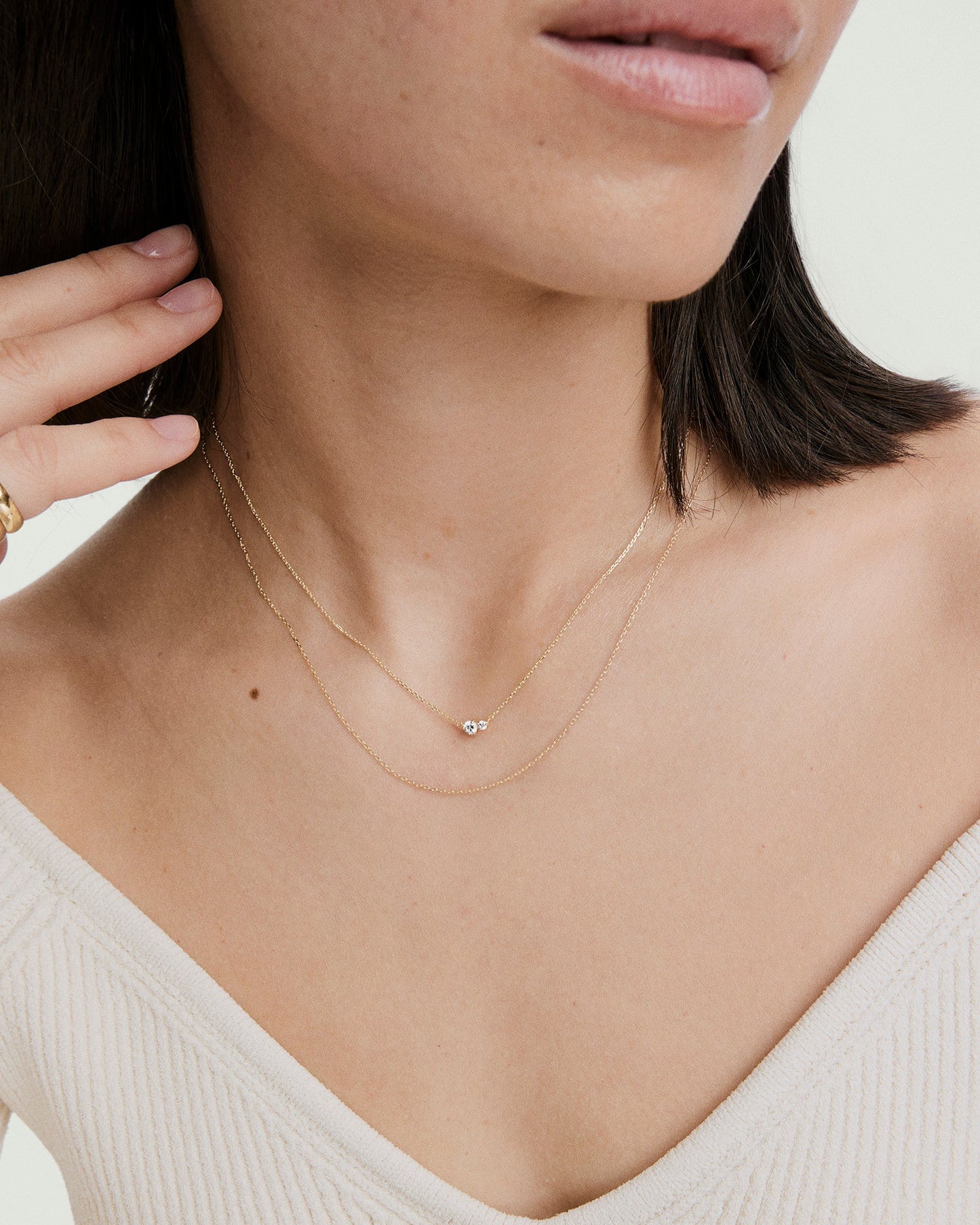 Opal and Sapphire Hue Necklace