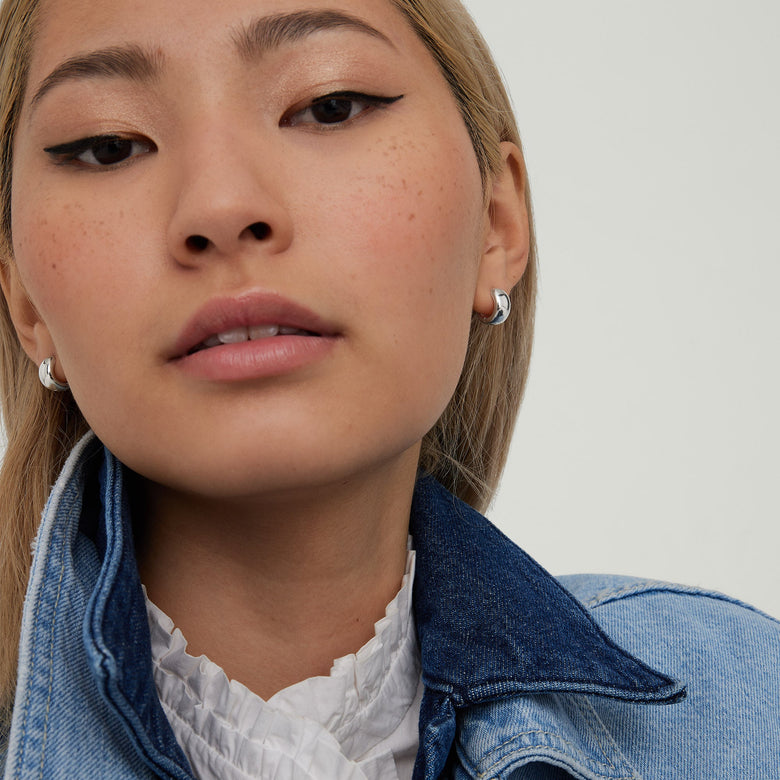 أقراط هاجي حلقية سميكة