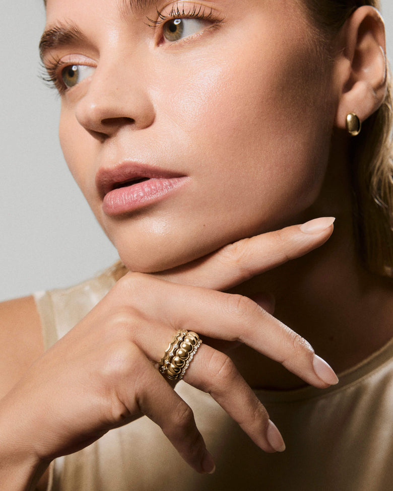 Charlotte Stacker LGS Prong Ring