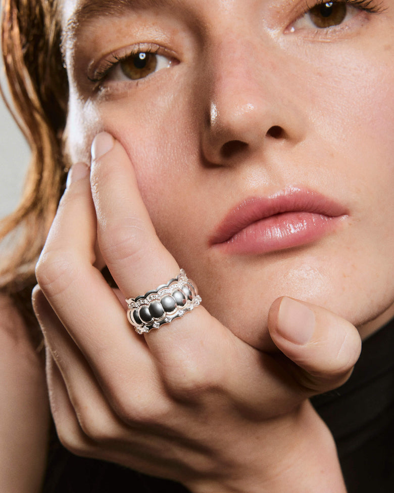 Charlotte Stacker LGS Prong Ring