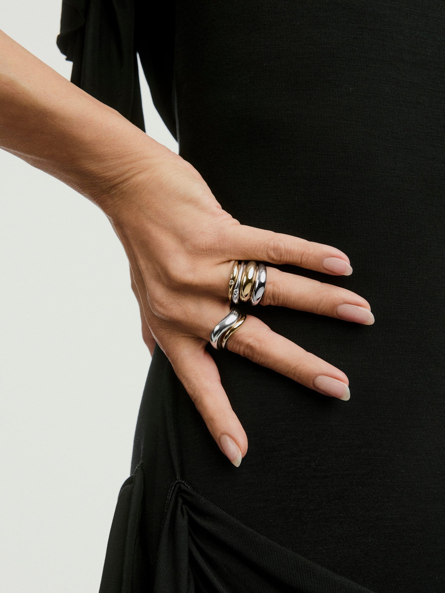 Thin Dome Ring Round LGD