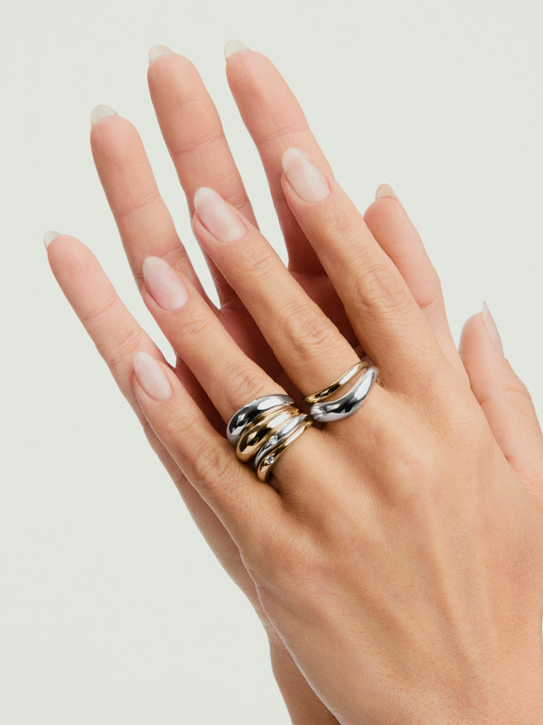 Thin Dome Ring Round LGD