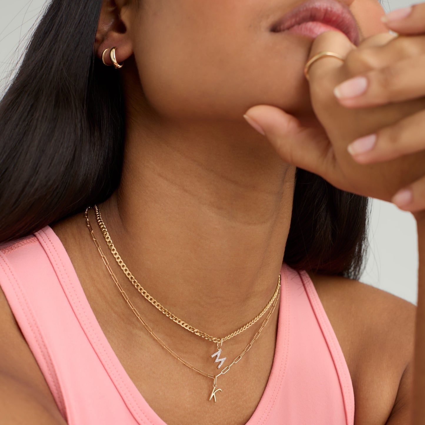 Cursive Letter Charm