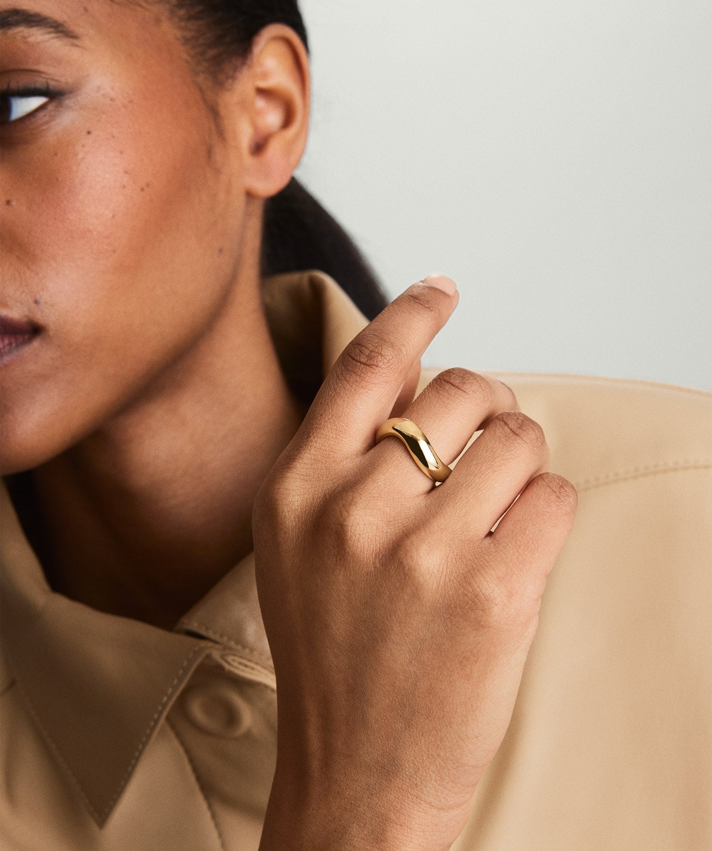 Dome Figure Ring