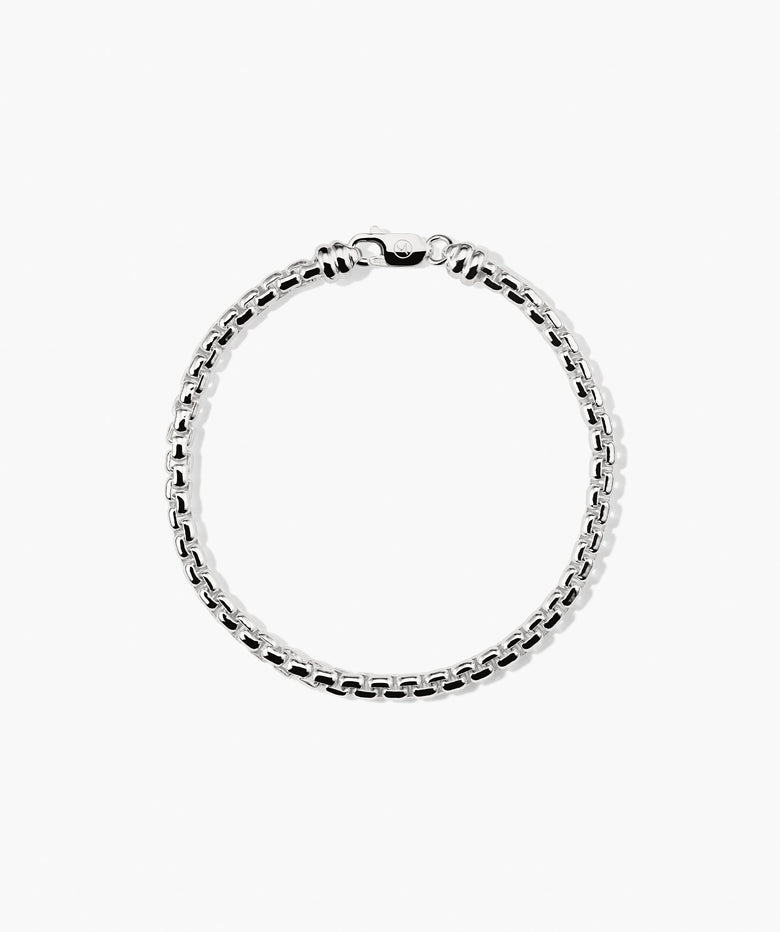 Round Box Chain Bracelet