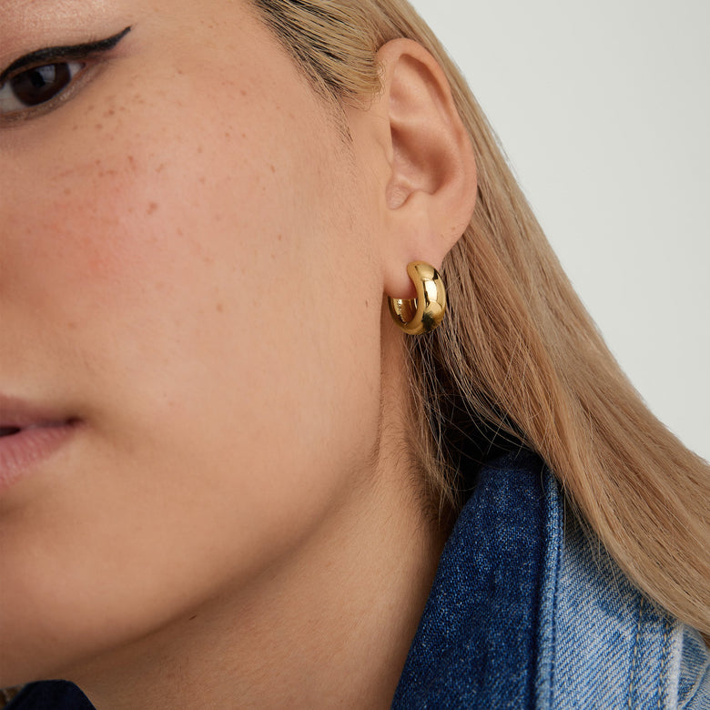 Chunky Medium Hoops