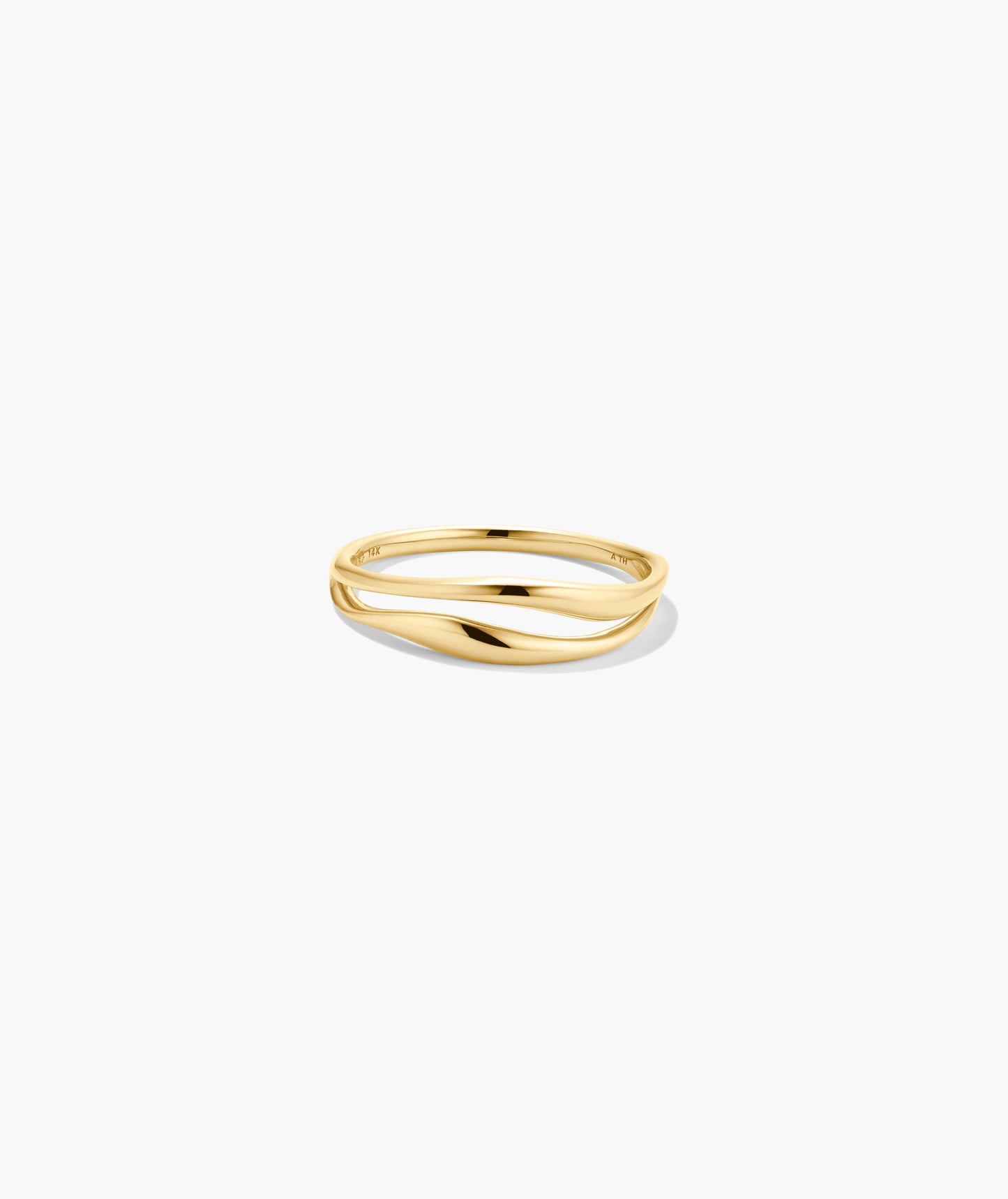 Texture Ring 14k | Salmon Gold