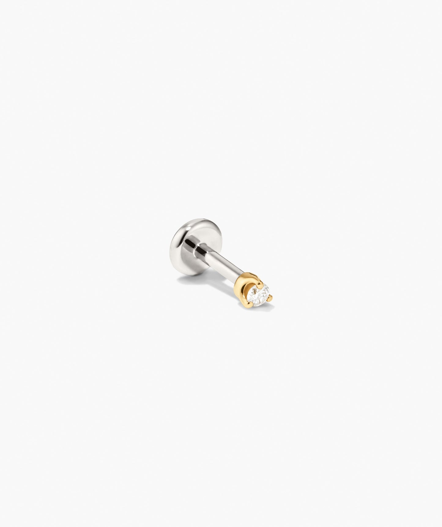 Tiny Prong Diamond Flat Back Stud