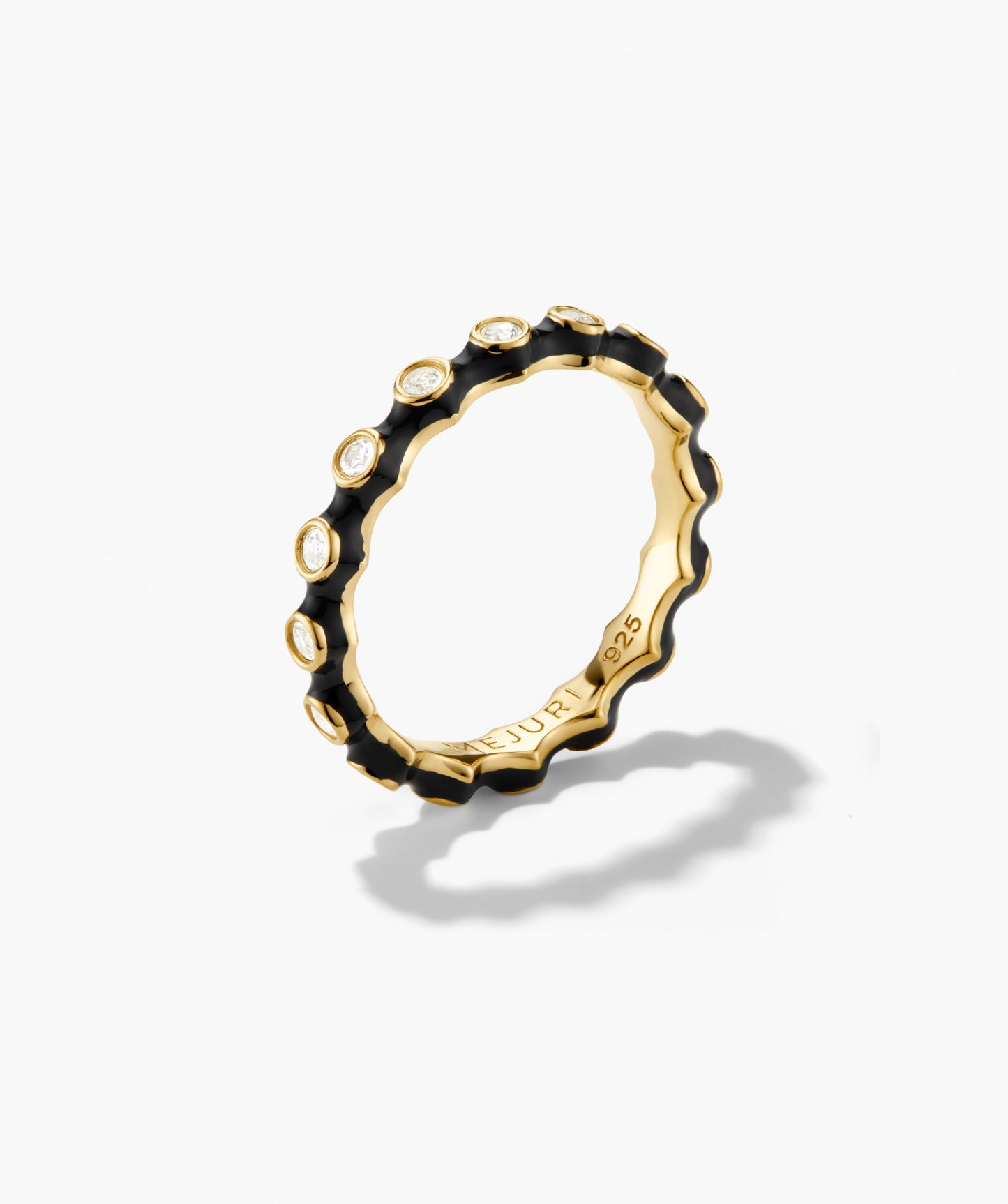 Charlotte Stacker Gemstone Enamel Ring