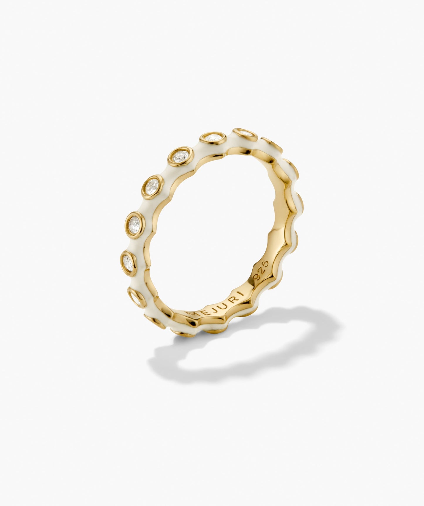 Charlotte Stacker Gemstone Enamel Ring