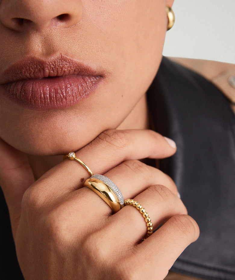 Thin Dome Ring