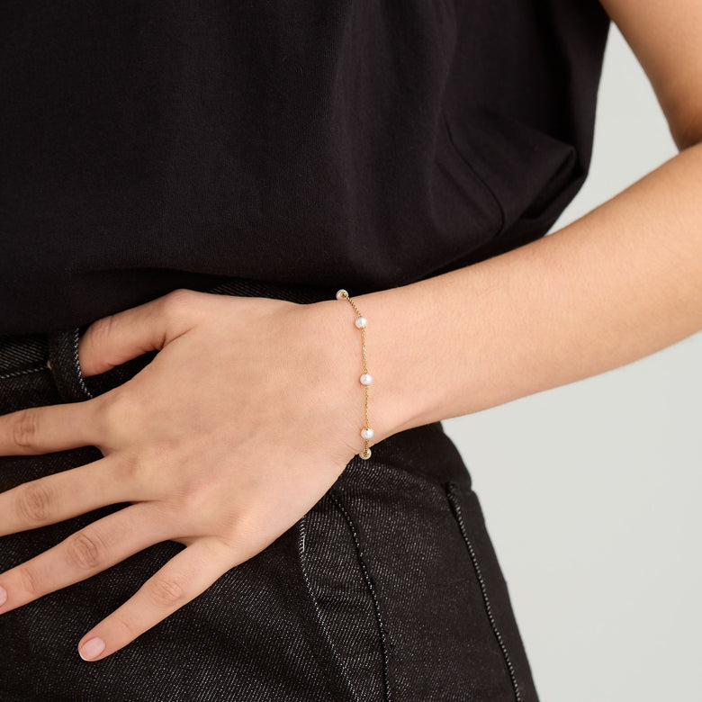 Mini Pearl Satellite Bracelet
