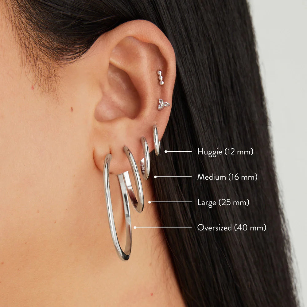 Tube Large Hoops