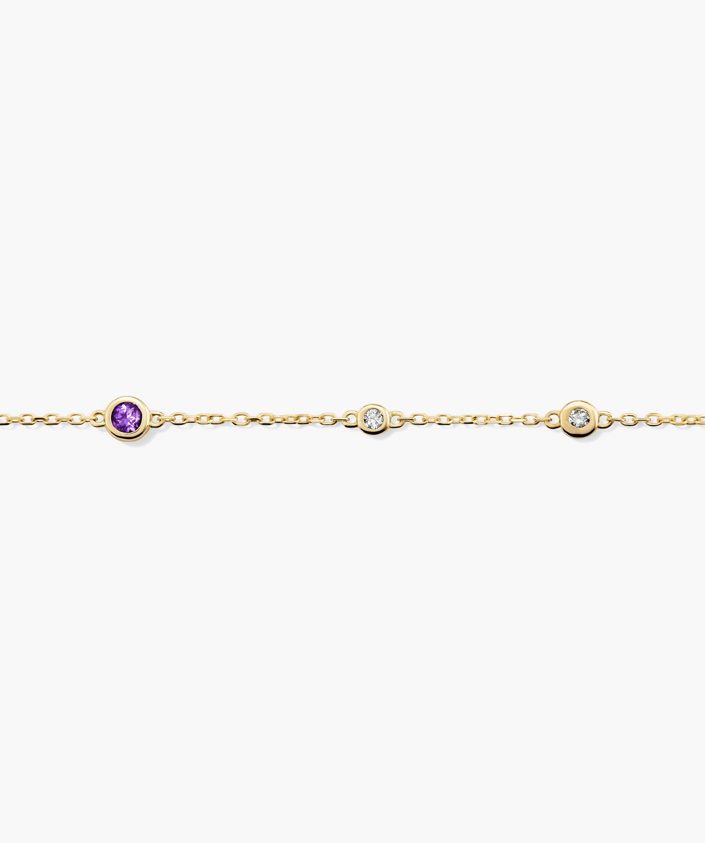 Multi Gemstone Station Bracelet