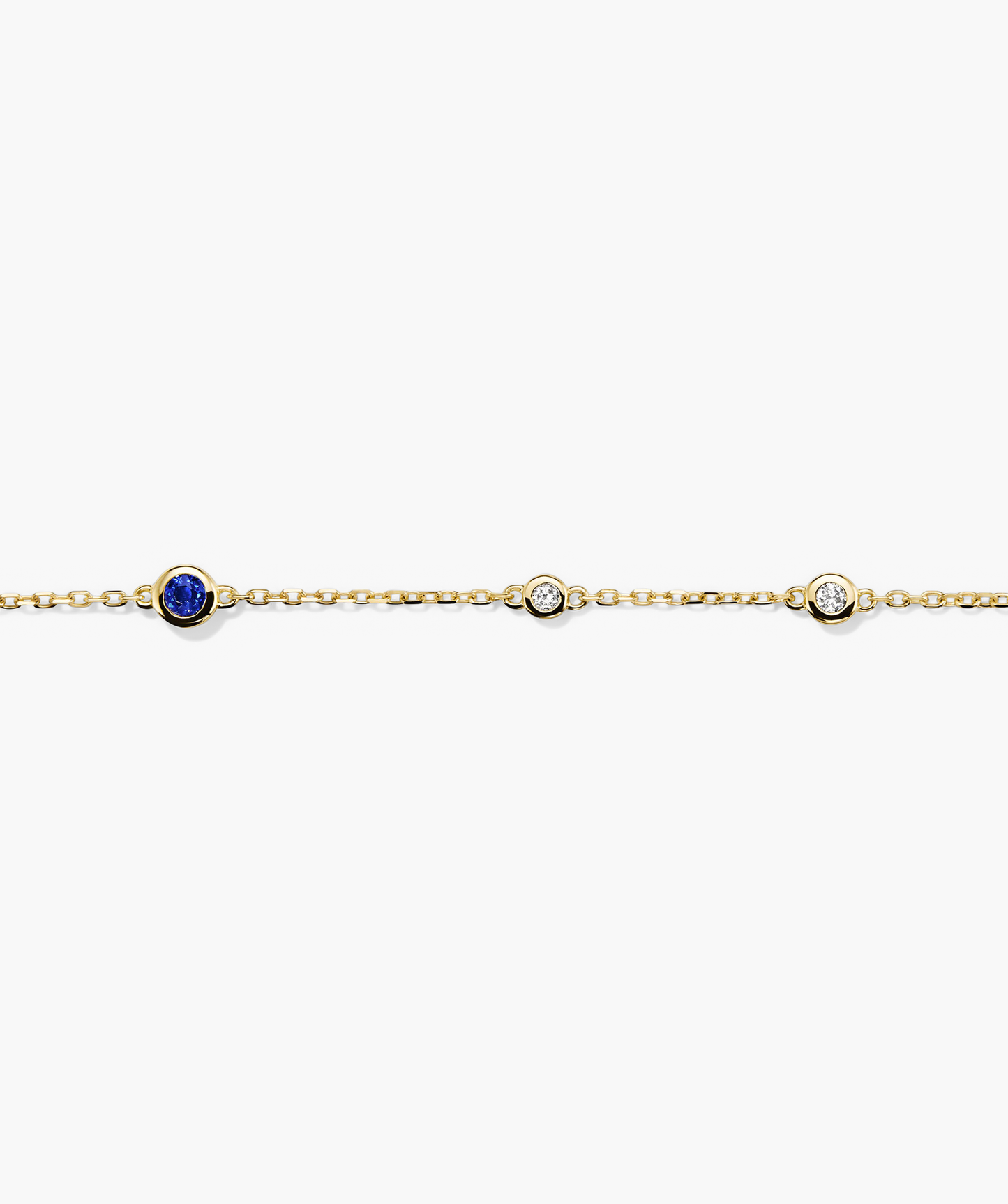 Multi Gemstone Station Bracelet
