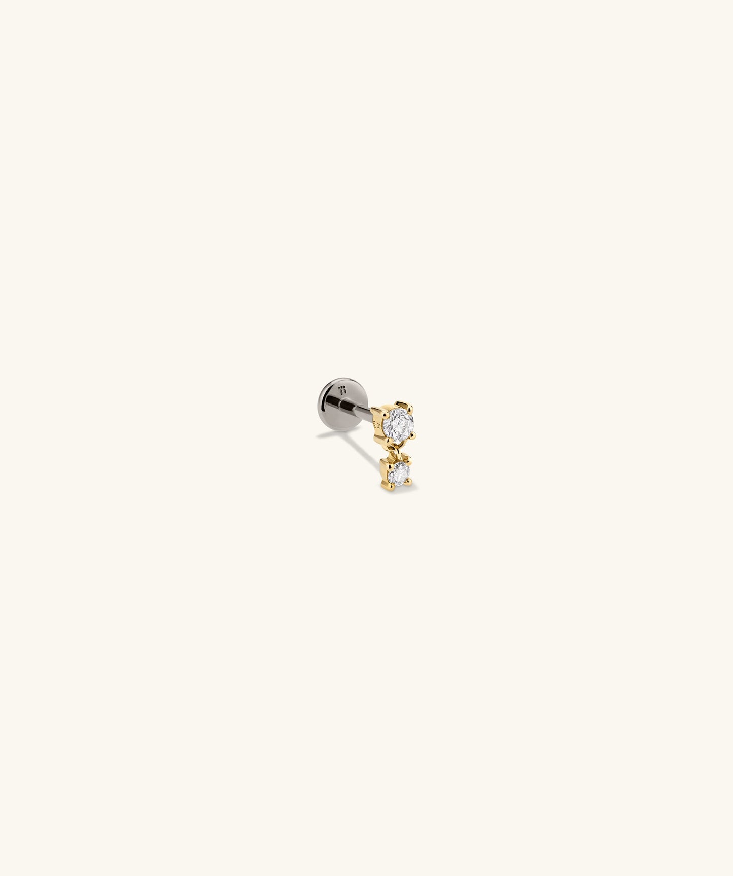 Piercing Studio - Diamond Droplet Stud