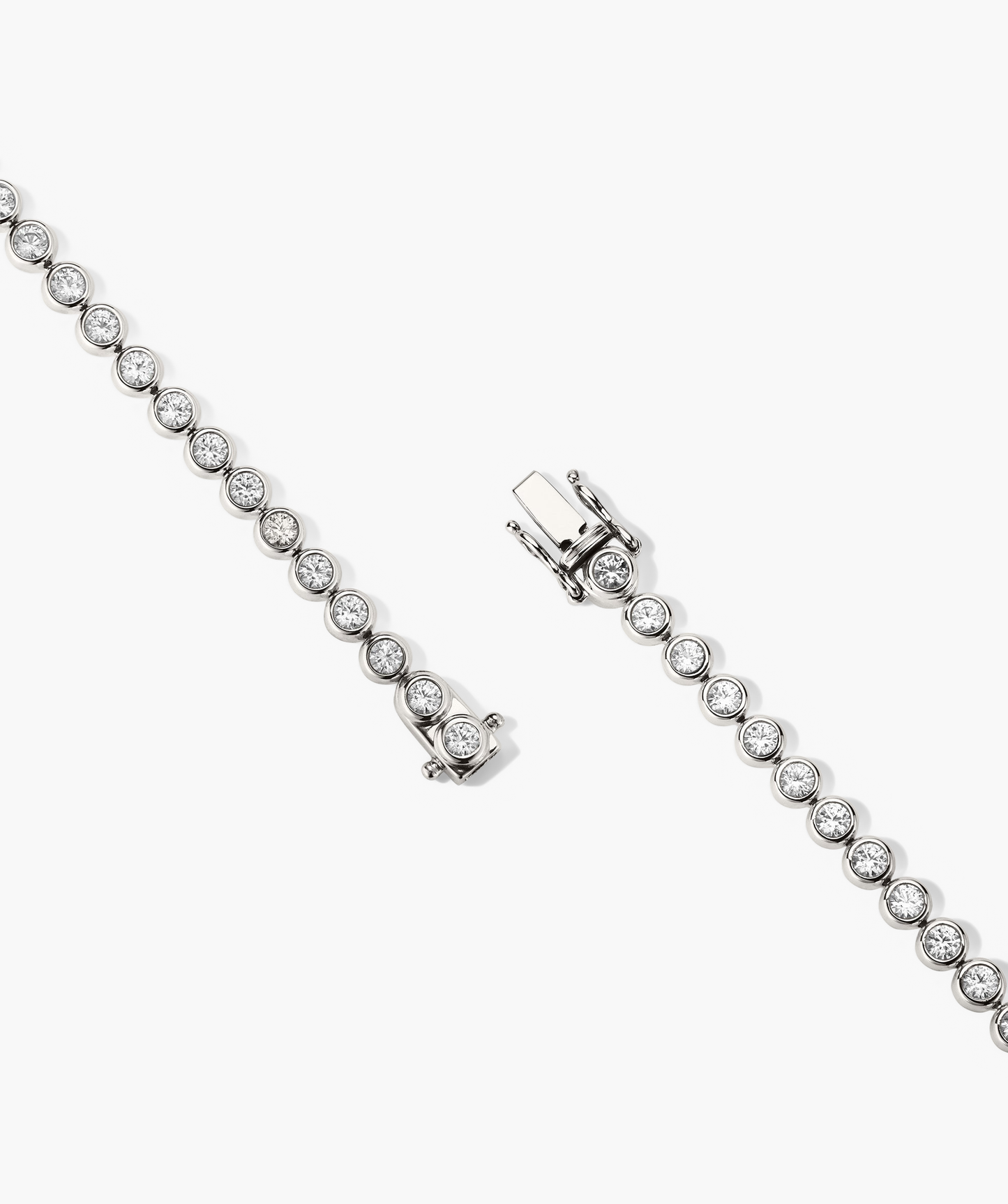 LGS Bezel Tennis Bracelet Silver