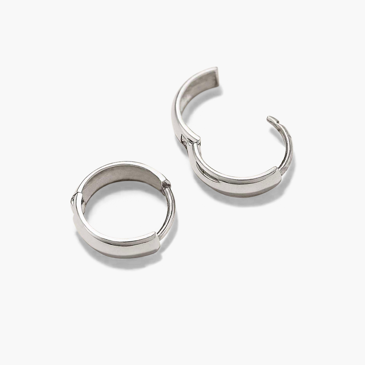Bold Huggie Hoops