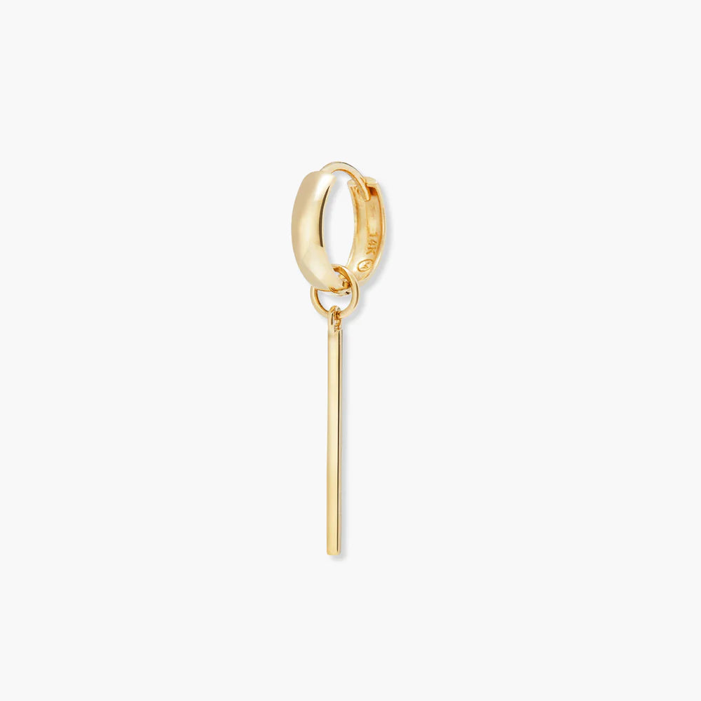 Single Bar Hoop Charm