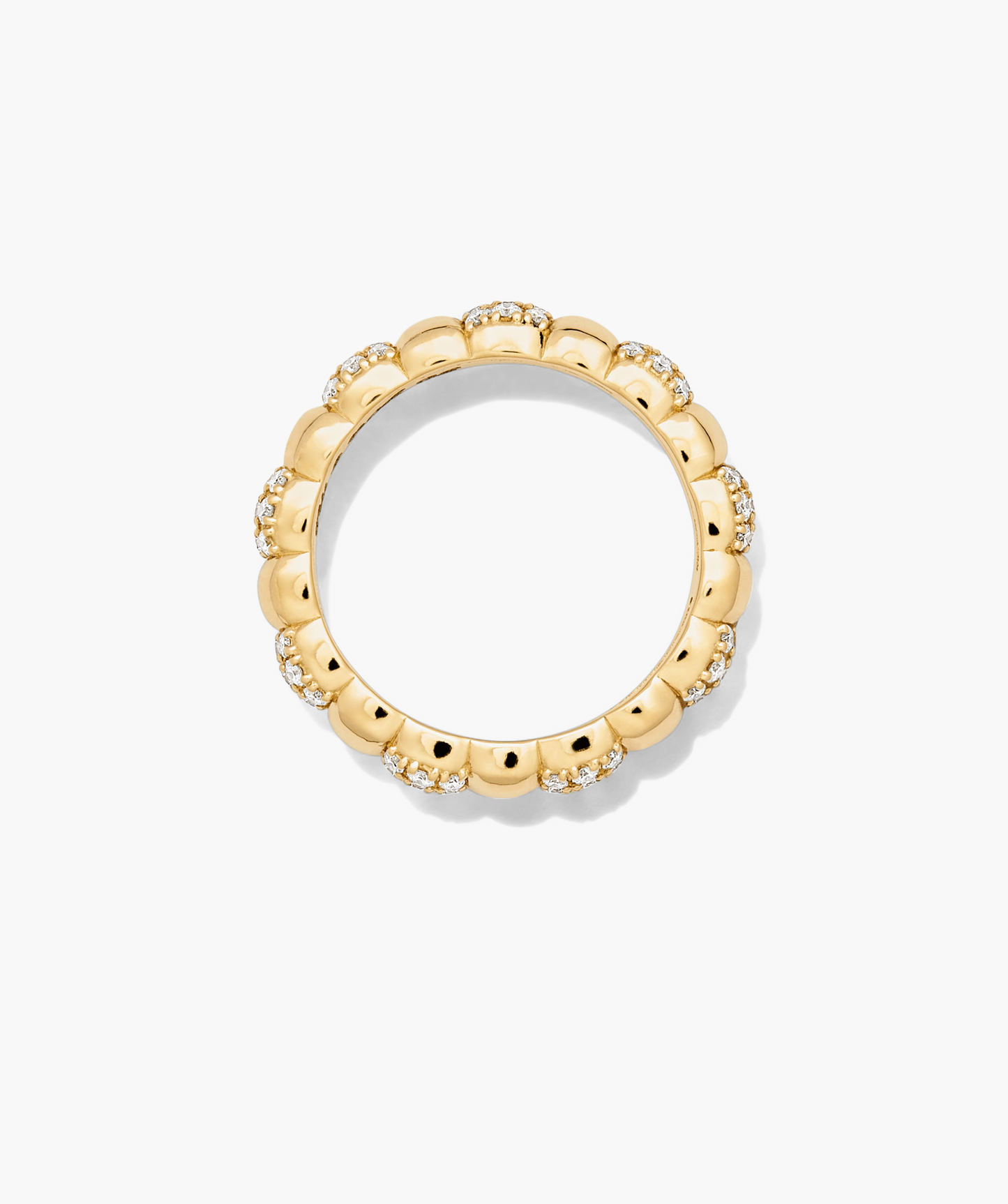Pave Diamond Soft Charlotte Ring