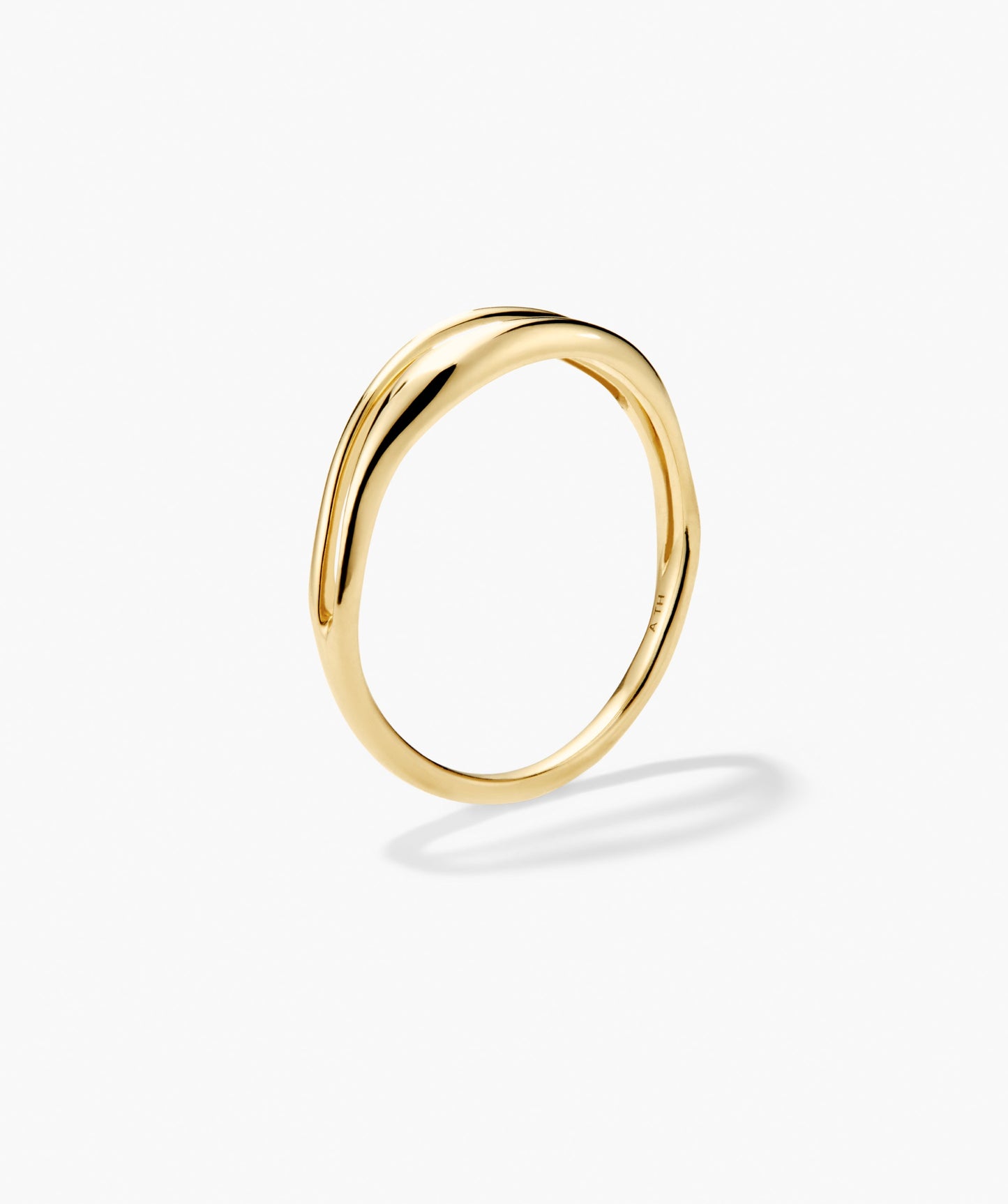 Texture Ring 14k | Salmon Gold