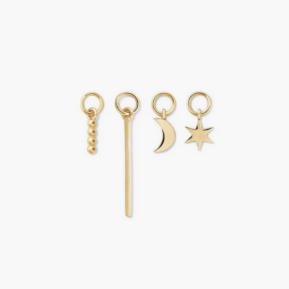 Single Bar Hoop Charm