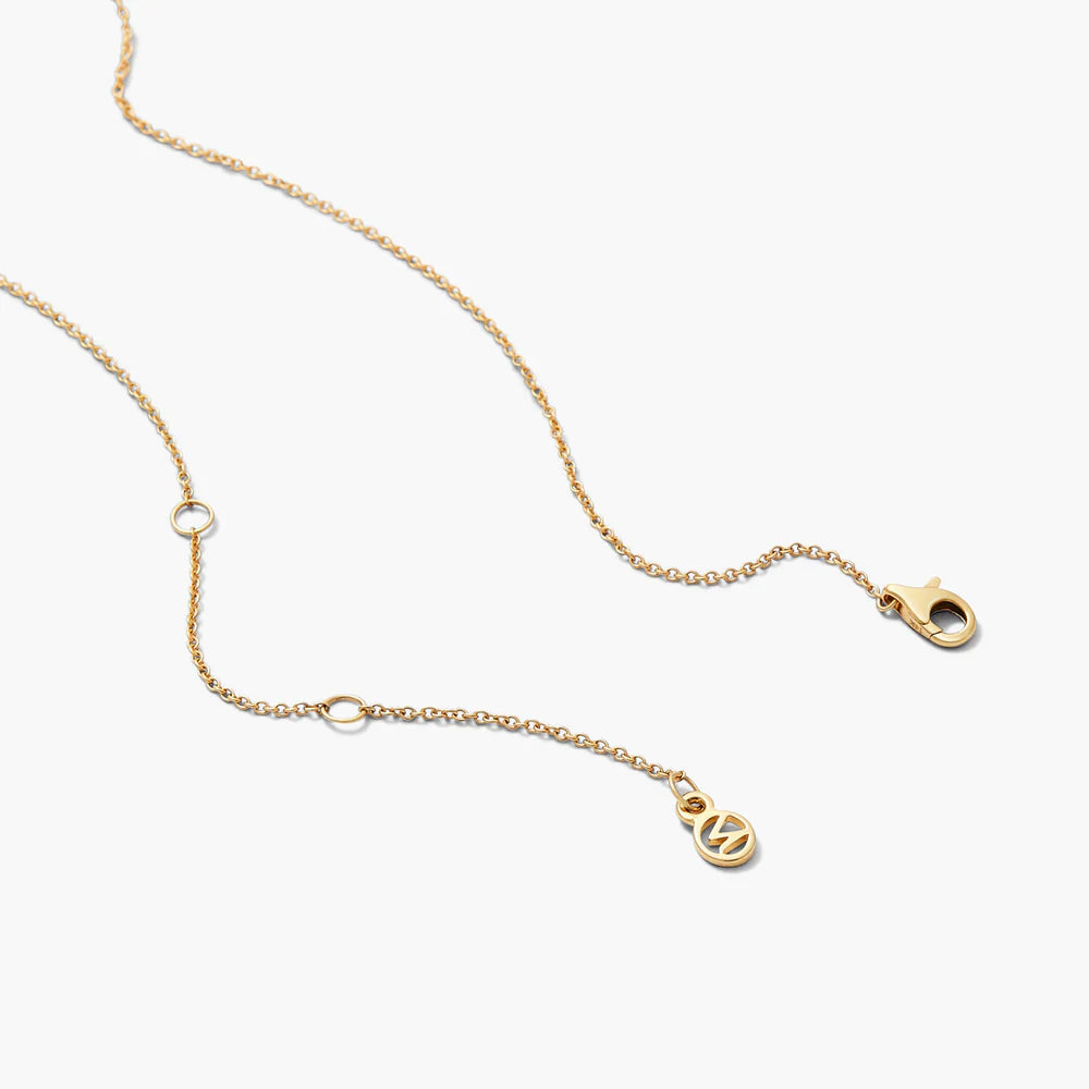 Pave Diamond Linked Necklace